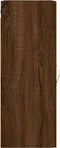vidaXL - Hangkast - 34,5x34x90 - cm - bruin - eikenkleur