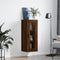 vidaXL - Hangkast - 34,5x34x90 - cm - bruin - eikenkleur