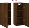 vidaXL - Hangkast - 34,5x34x90 - cm - bruin - eikenkleur