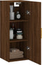 vidaXL - Hangkast - 34,5x34x90 - cm - bruin - eikenkleur