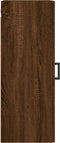 vidaXL - Hangkast - 34,5x34x90 - cm - bruin - eikenkleur