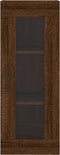 vidaXL - Hangkast - 34,5x34x90 - cm - bruin - eikenkleur