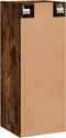 vidaXL - Hangkast - 34,5x34x90 - cm - gerookt - eikenkleurig