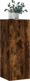 vidaXL - Hangkast - 34,5x34x90 - cm - gerookt - eikenkleurig