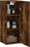 vidaXL - Hangkast - 34,5x34x90 - cm - gerookt - eikenkleurig