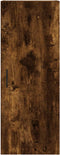 vidaXL - Hangkast - 34,5x34x90 - cm - gerookt - eikenkleurig