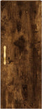 vidaXL - Hangkast - 34,5x34x90 - cm - gerookt - eikenkleurig