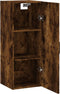 vidaXL - Hangkast - 34,5x34x90 - cm - gerookt - eikenkleurig