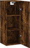 vidaXL - Hangkast - 34,5x34x90 - cm - gerookt - eikenkleurig