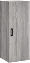 vidaXL - Hangkast - 34,5x34x90 - cm - grijs - sonoma - eikenkleurig