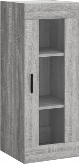vidaXL - Hangkast - 34,5x34x90 - cm - grijs - sonoma - eikenkleurig