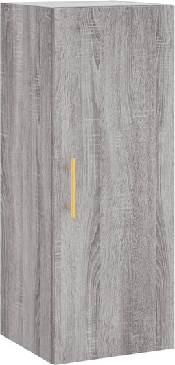 vidaXL - Hangkast - 34,5x34x90 - cm - grijs - sonoma - eikenkleurig