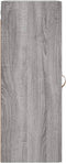 vidaXL - Hangkast - 34,5x34x90 - cm - grijs - sonoma - eikenkleurig