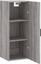 vidaXL - Hangkast - 34,5x34x90 - cm - grijs - sonoma - eikenkleurig