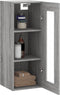 vidaXL - Hangkast - 34,5x34x90 - cm - grijs - sonoma - eikenkleurig
