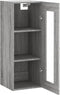 vidaXL - Hangkast - 34,5x34x90 - cm - grijs - sonoma - eikenkleurig