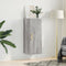 vidaXL - Hangkast - 34,5x34x90 - cm - grijs - sonoma - eikenkleurig