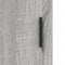 vidaXL - Hangkast - 34,5x34x90 - cm - grijs - sonoma - eikenkleurig