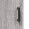 vidaXL - Hangkast - 34,5x34x90 - cm - grijs - sonoma - eikenkleurig