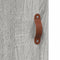 vidaXL - Hangkast - 34,5x34x90 - cm - grijs - sonoma - eikenkleurig