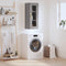 vidaXL - Hangkast - 34,5x34x90 - cm - grijs - sonoma - eikenkleurig
