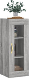 vidaXL - Hangkast - 34,5x34x90 - cm - grijs - sonoma - eikenkleurig