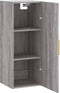 vidaXL - Hangkast - 34,5x34x90 - cm - grijs - sonoma - eikenkleurig