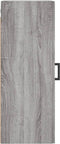 vidaXL - Hangkast - 34,5x34x90 - cm - grijs - sonoma - eikenkleurig