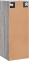 vidaXL - Hangkast - 34,5x34x90 - cm - grijs - sonoma - eikenkleurig