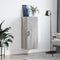vidaXL - Hangkast - 34,5x34x90 - cm - grijs - sonoma - eikenkleurig