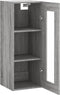 vidaXL - Hangkast - 34,5x34x90 - cm - grijs - sonoma - eikenkleurig