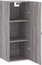 vidaXL - Hangkast - 34,5x34x90 - cm - grijs - sonoma - eikenkleurig