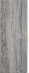 vidaXL - Hangkast - 34,5x34x90 - cm - grijs - sonoma - eikenkleurig