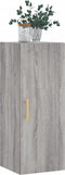 vidaXL - Hangkast - 34,5x34x90 - cm - grijs - sonoma - eikenkleurig