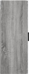 vidaXL - Hangkast - 34,5x34x90 - cm - grijs - sonoma - eikenkleurig