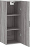 vidaXL - Hangkast - 34,5x34x90 - cm - grijs - sonoma - eikenkleurig