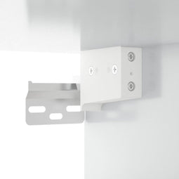 vidaXL - Hangkast - 34,5x34x90 - cm - hoogglans - wit