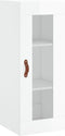 vidaXL - Hangkast - 34,5x34x90 - cm - hoogglans - wit