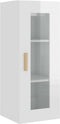 vidaXL - Hangkast - 34,5x34x90 - cm - hoogglans - wit