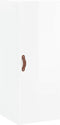 vidaXL - Hangkast - 34,5x34x90 - cm - hoogglans - wit
