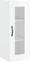 vidaXL - Hangkast - 34,5x34x90 - cm - hoogglans - wit