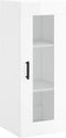 vidaXL - Hangkast - 34,5x34x90 - cm - hoogglans - wit