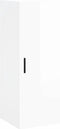 vidaXL - Hangkast - 34,5x34x90 - cm - hoogglans - wit