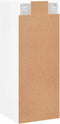 vidaXL - Hangkast - 34,5x34x90 - cm - hoogglans - wit