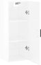 vidaXL - Hangkast - 34,5x34x90 - cm - hoogglans - wit