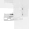 vidaXL - Hangkast - 34,5x34x90 - cm - hoogglans - wit