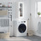 vidaXL - Hangkast - 34,5x34x90 - cm - hoogglans - wit