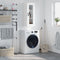vidaXL - Hangkast - 34,5x34x90 - cm - hoogglans - wit