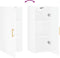 vidaXL - Hangkast - 34,5x34x90 - cm - hoogglans - wit