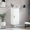 vidaXL - Hangkast - 34,5x34x90 - cm - hoogglans - wit